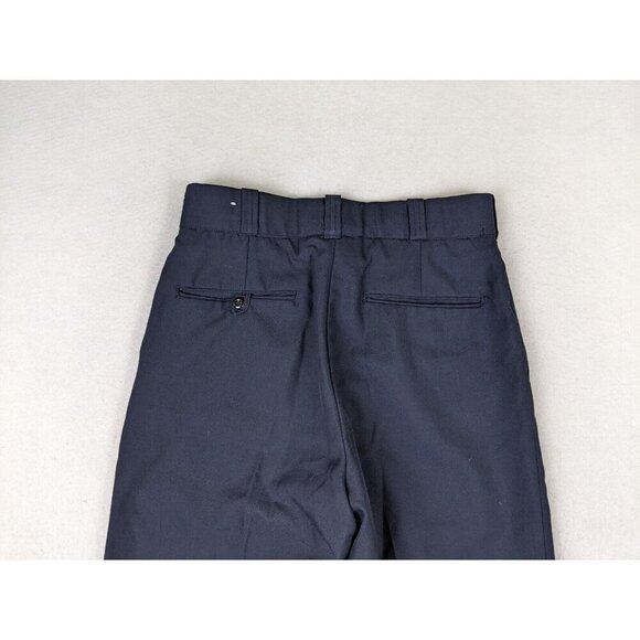 VINTAGE MEN'S BLUE FLAT FRONT DRESS / WORK PANTS - SIZE 31x29 - FECHHEIMER - Picture 14 of 15